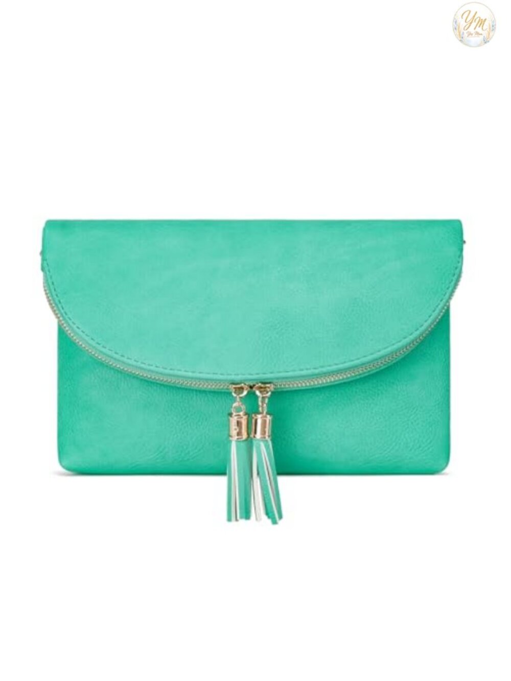 Solene Envelope Clutch Purse Multi Compartment 6 Card Slot Crossbody Tassels